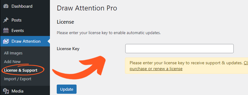 Enter Pro License Key