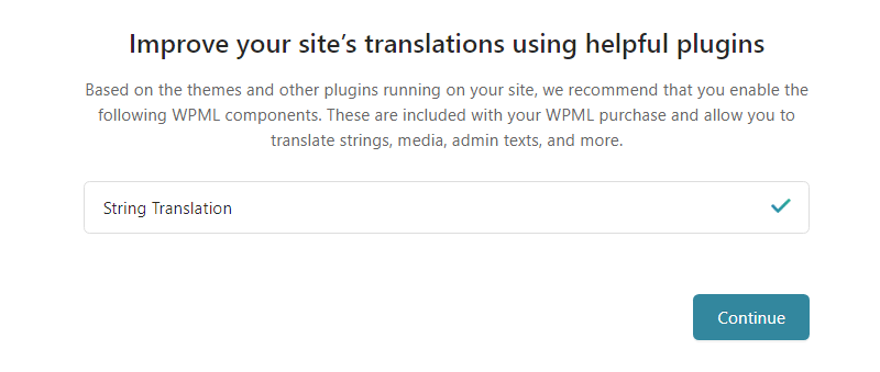 Improve your site's translations using helpful plugins - String translation