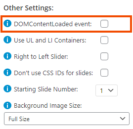Enable DOMContentLoaded event