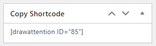 Copy Shortcode