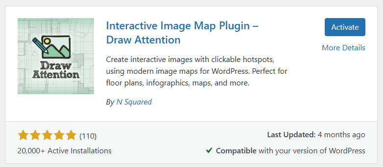 Activating the Draw Attention plugin.